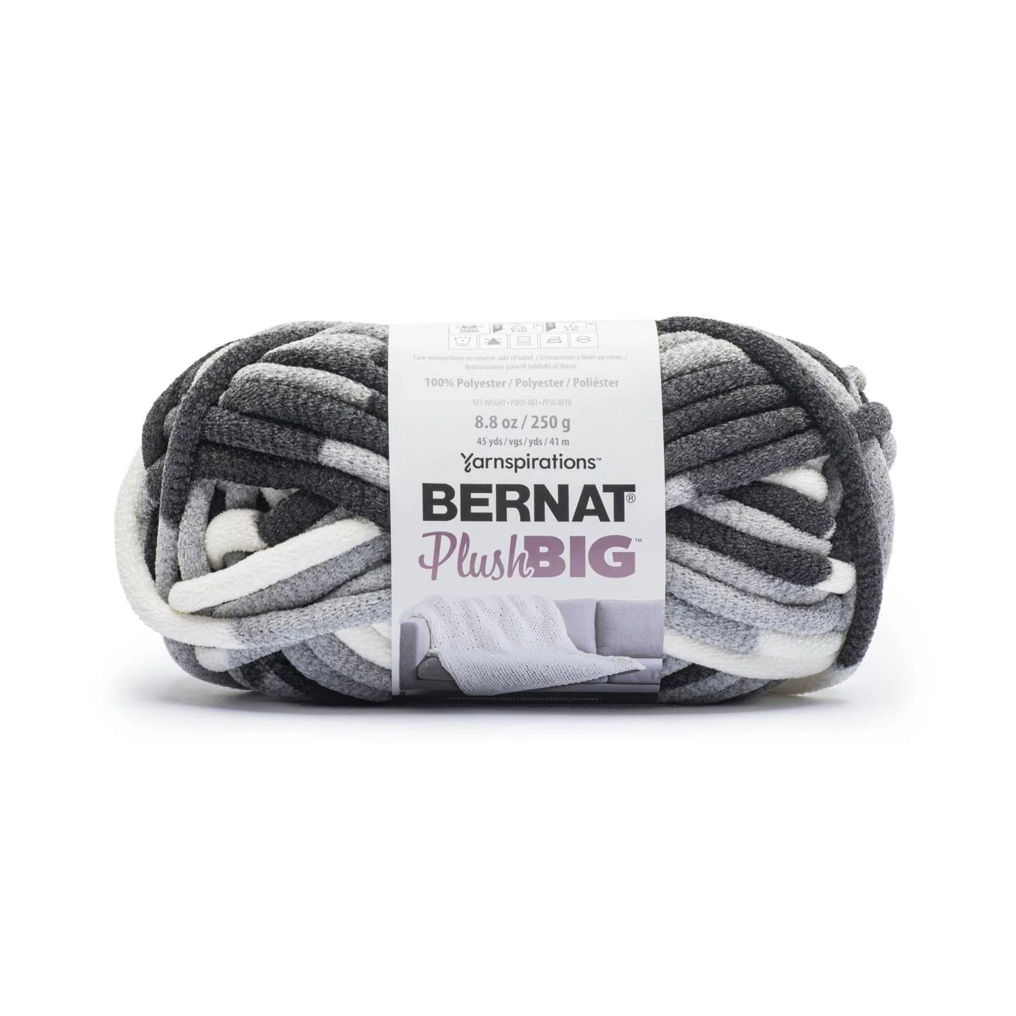 Bernat Plush Big Yarn - Pepper Print