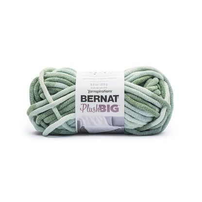 Ball of Bernat Plush Big yarn on a white background