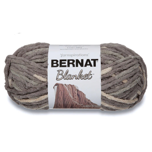 Bernat Blanket Yarn Skein - Silver Steel 150g