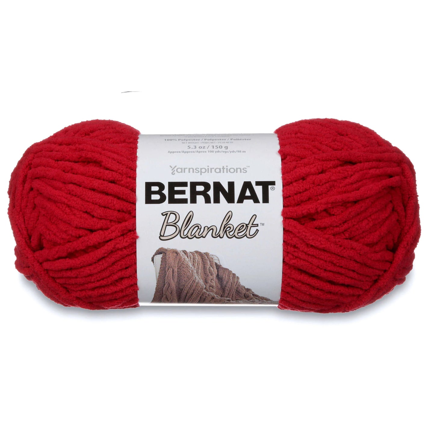Bernat Blanket Yarn Skein - Cranberry 150g