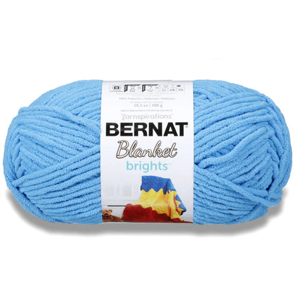 Bernat Blanket Brights Yarn Skein - Busy Blue 300g