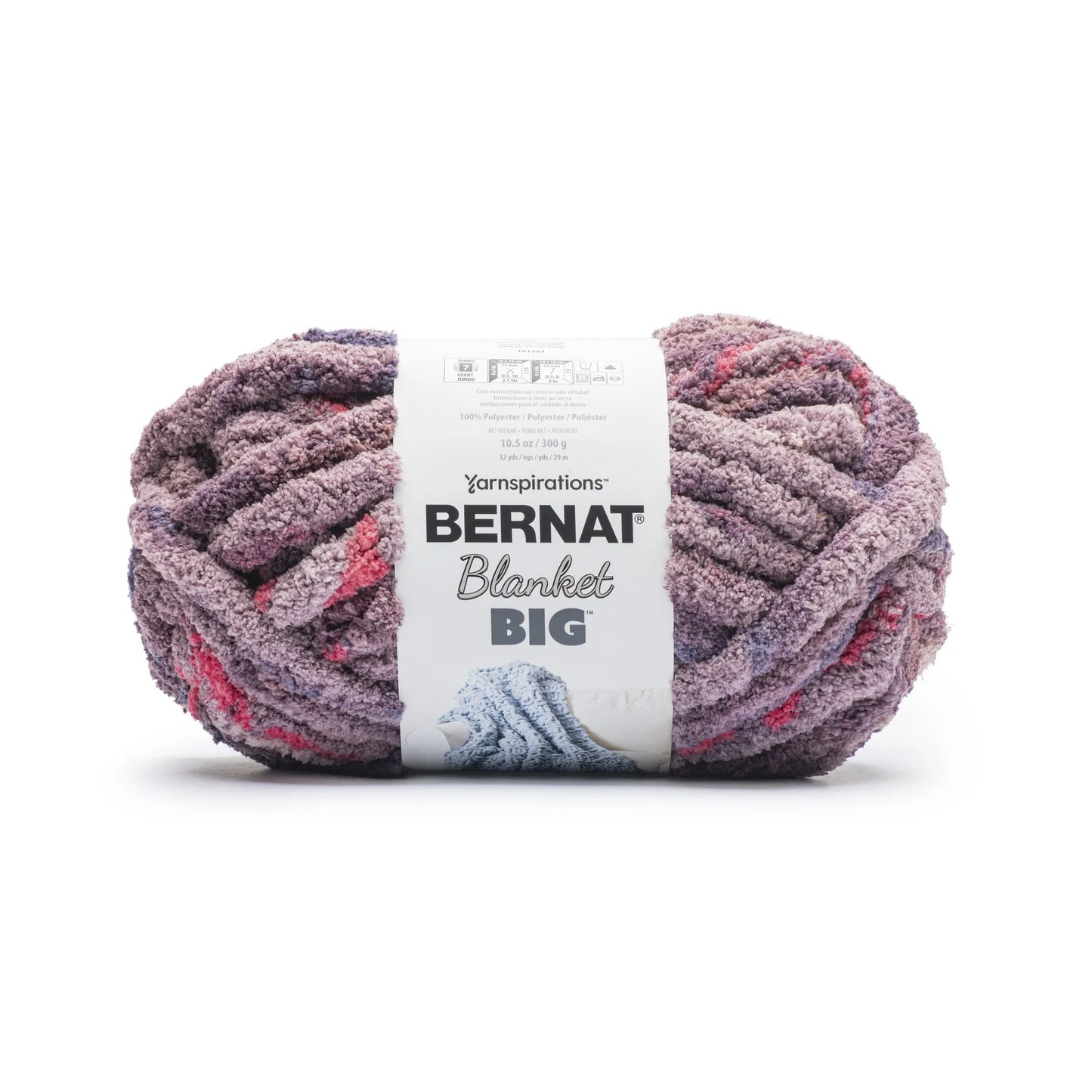 Bernat Blanket Big Yarn Skein - Thistle Splash 300g