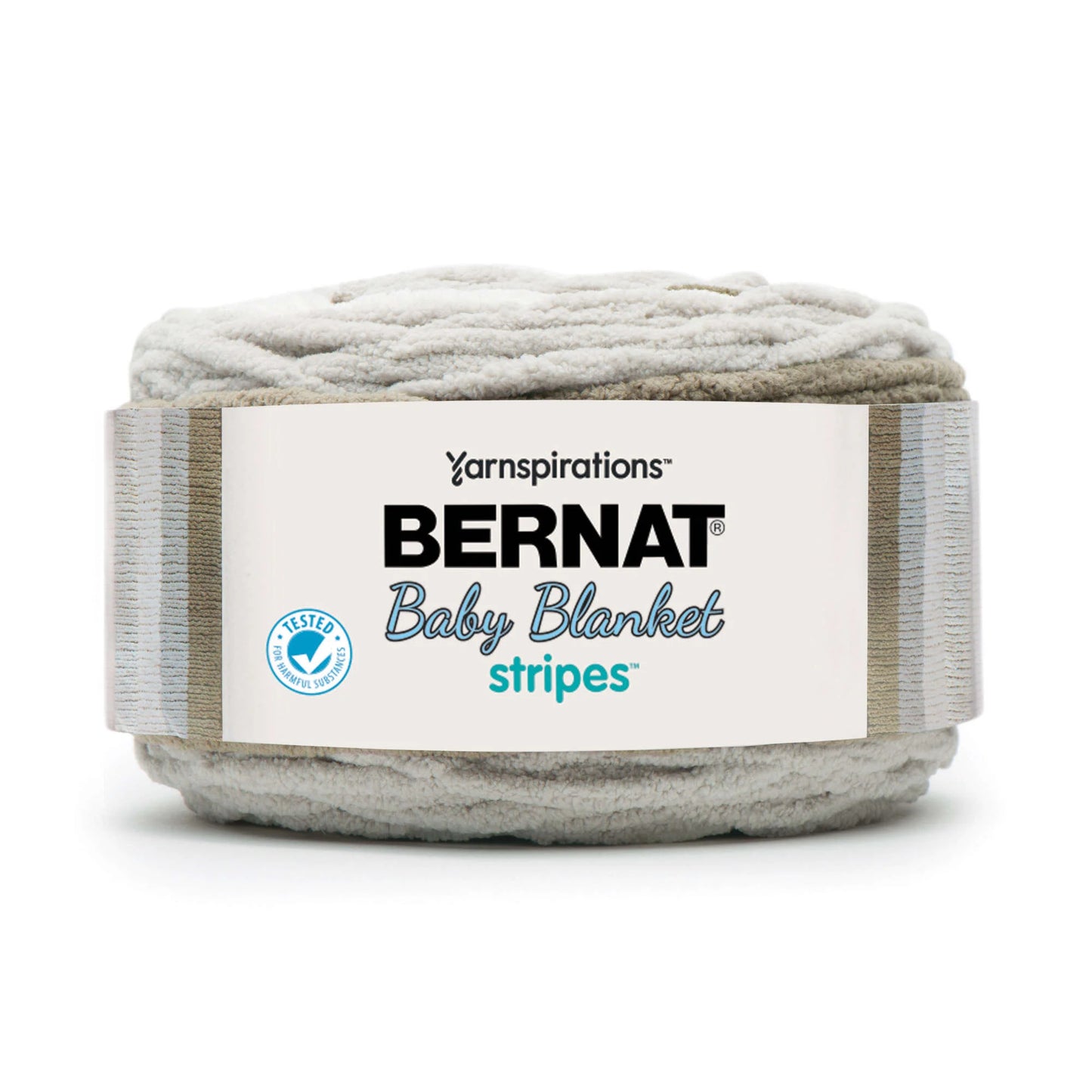 Bernat Baby Blanket Stripes Yarn - Pebbles