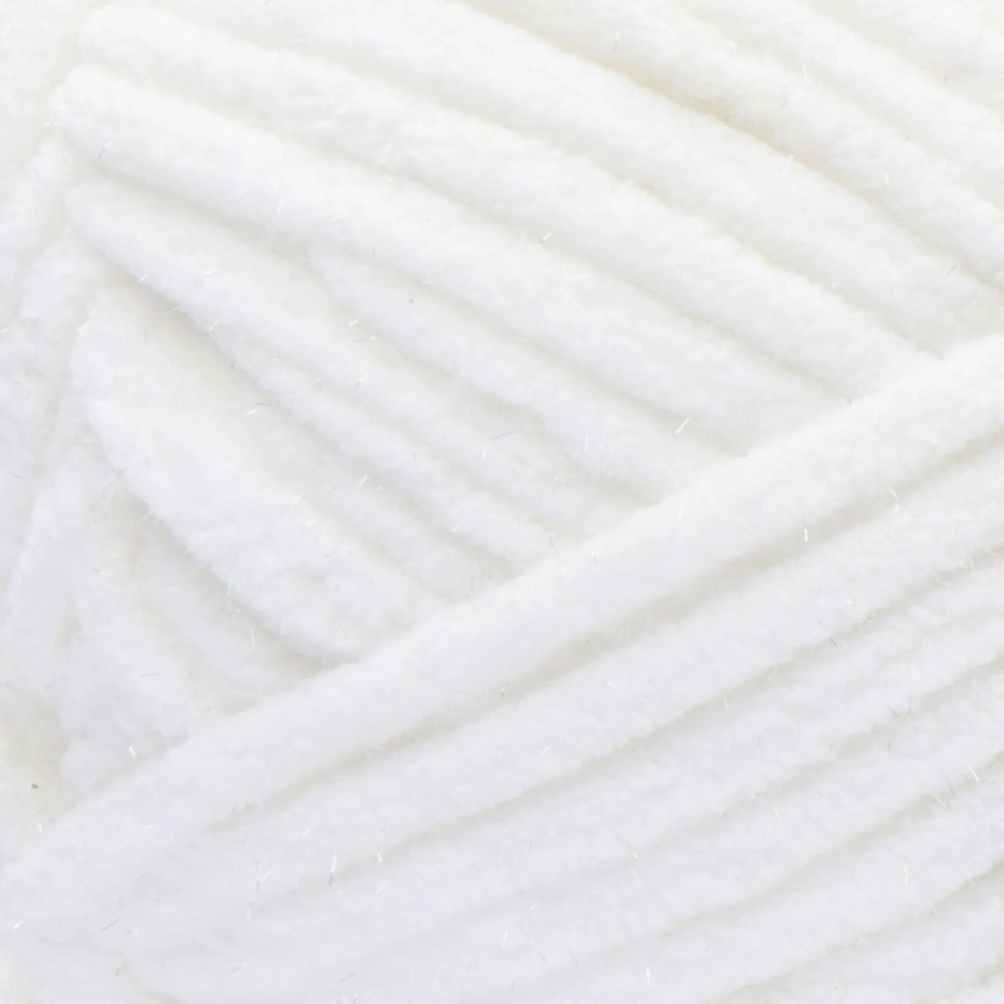 Bernat Blanket Sparkle Yarn Skein - White Sparkle 300g