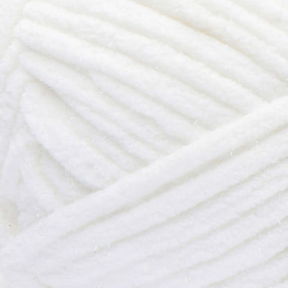 Bernat Blanket Sparkle Yarn Skein - White Sparkle 300g