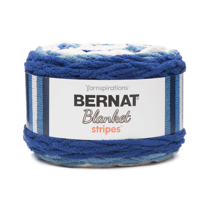 Bernat Blanket Stripes Yarn - Blue Moon