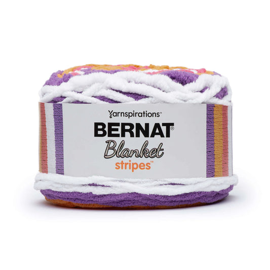 Bernat Blanket Stripes Yarn - Popsicle