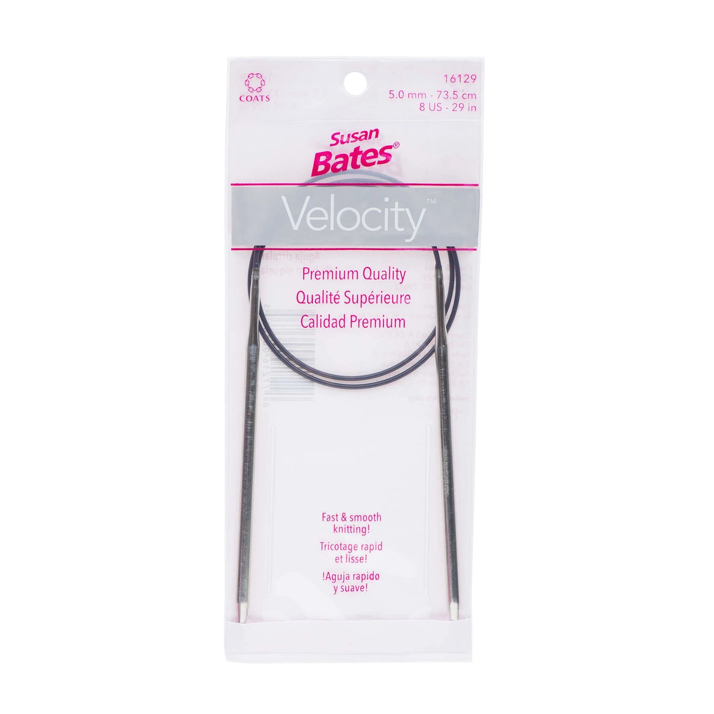 Velocity 29" Circular Knitting Needles - Size 8 (5mm)