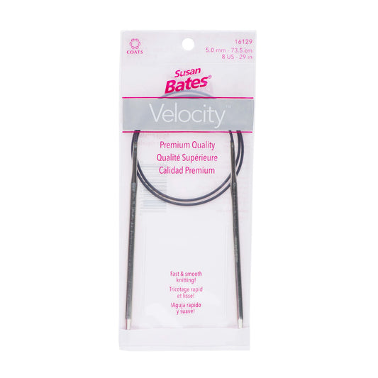 Velocity 29" Circular Knitting Needles - Size 8 (5mm)