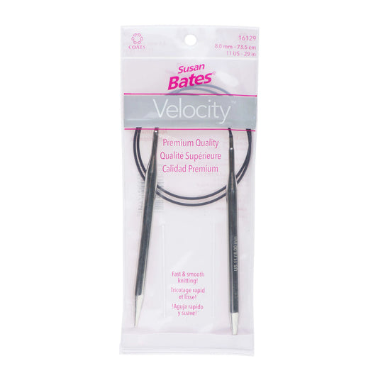 Velocity 29" Circular Knitting Needles - Size 11 (8mm)
