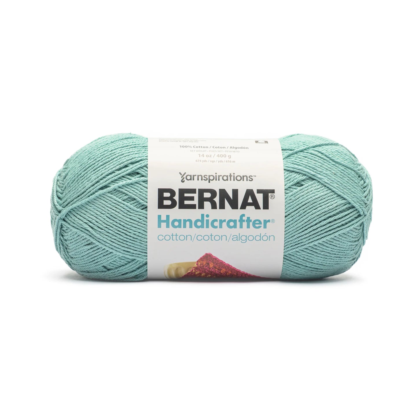 Bernat Handicraft Cotton Yarn - Sky 12oz
