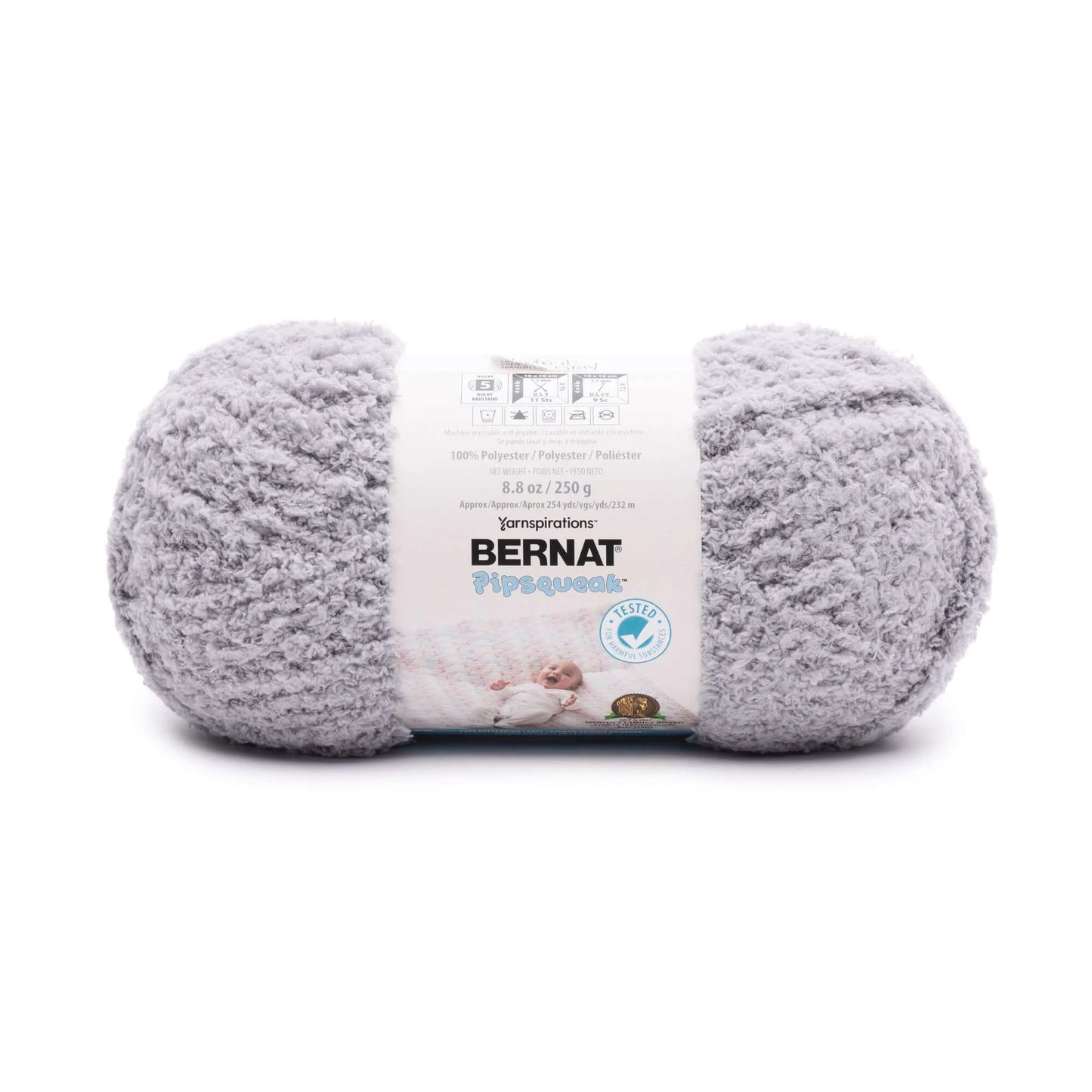 Bernat Pipsqueak Yarn - Elephant Gray