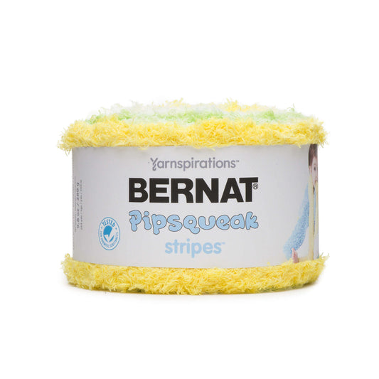 Bernat Pipsqueak Stripes Yarn - Daffodil