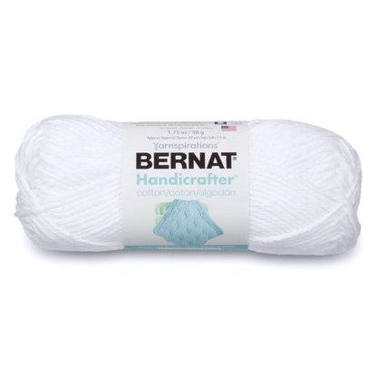 Bernat Handicrafter Cotton Yarn - White 1.75 oz