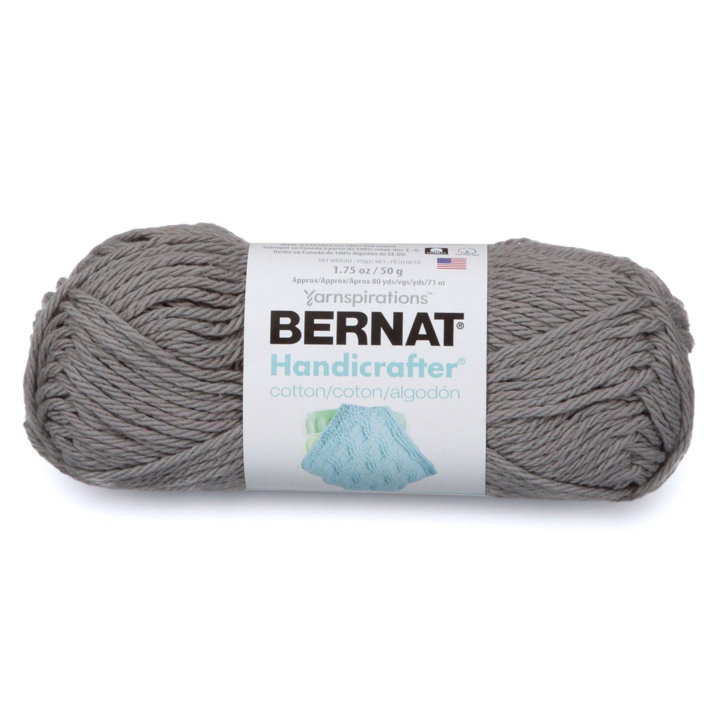 Bernat Handicrafter Cotton Yarn - Overcast 1.75 oz