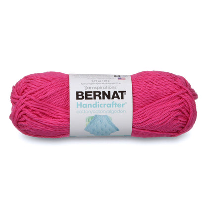 Bernat Handicrafter Cotton Yarn - Hot Pink 1.75 oz