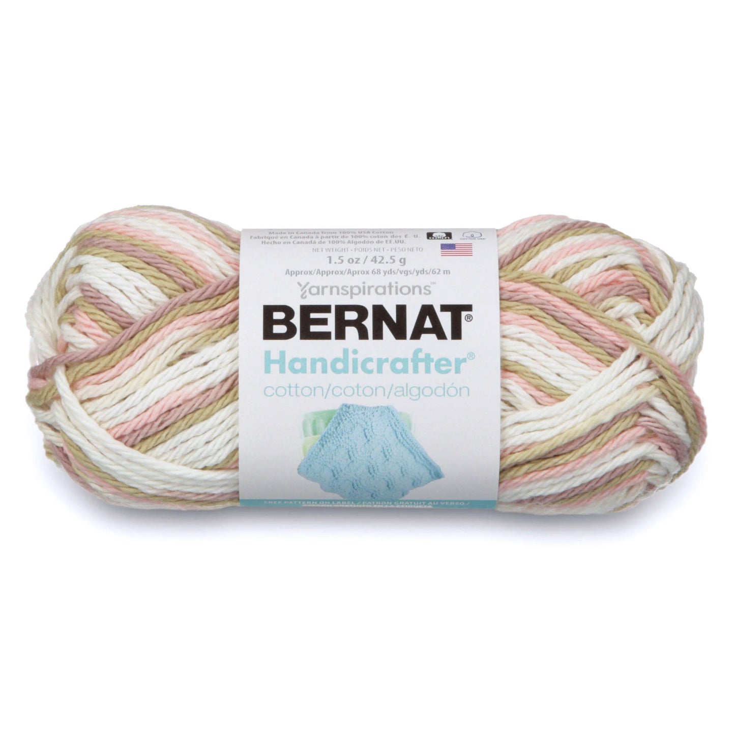 Bernat Handicrafter Cotton Yarn - Tumbleweed 1.5oz