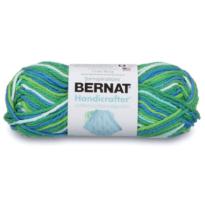 Bernat Handicrafter Cotton Yarn - Emerald Energy Ombré 1.5oz