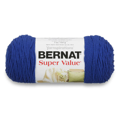 Bernat Super Value Yarn Skein - Royal Blue