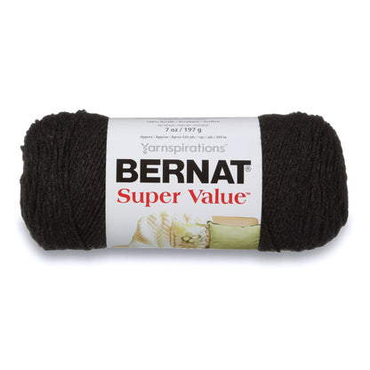 Bernat Super Value Yarn Skein - Dark Gray