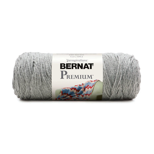 Bernat Premium Yarn Skein - Soft Gray Heather