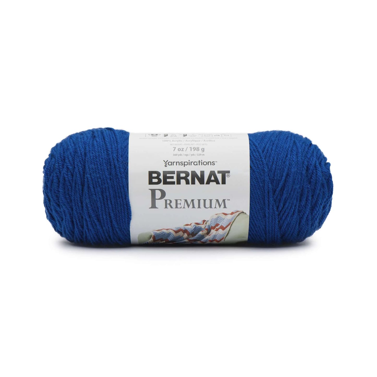 Bernat Premium Yarn Skein - Royal Blue