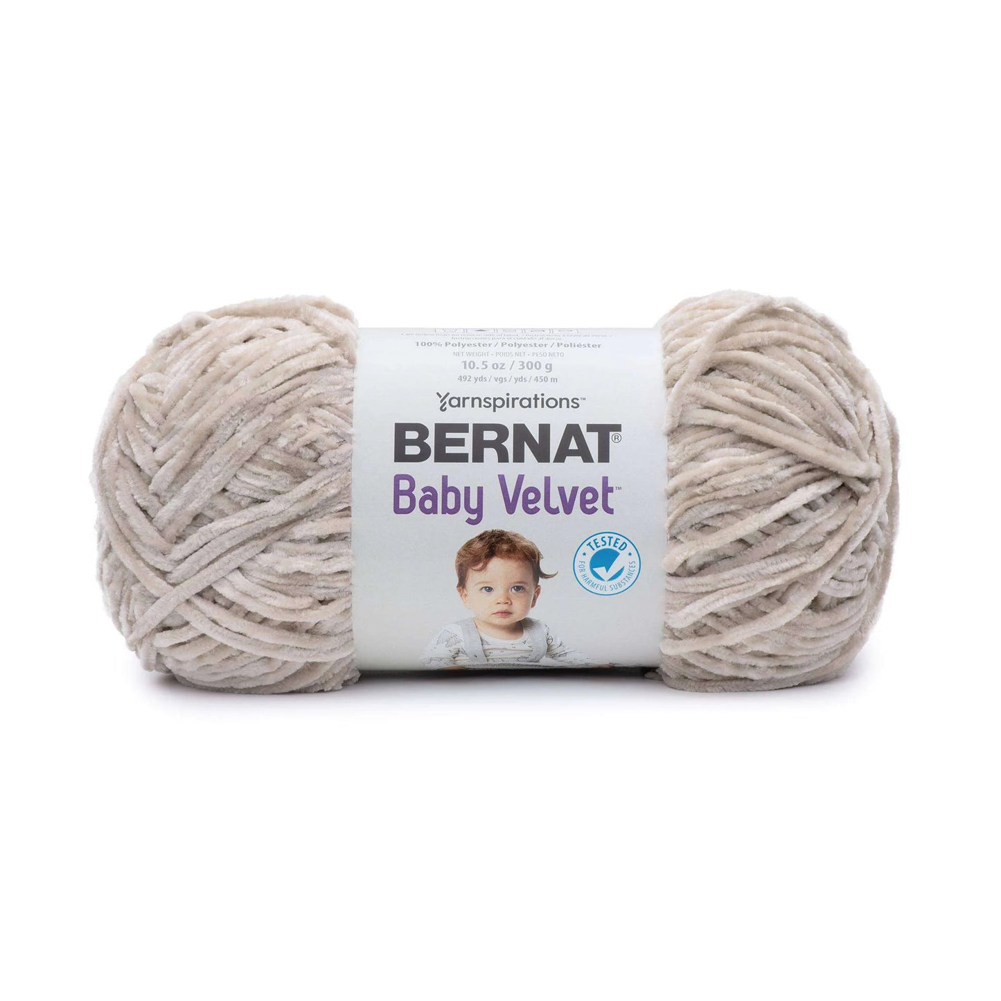 Bernat Baby Velvet Yarn - Bunny Brown 315 yds