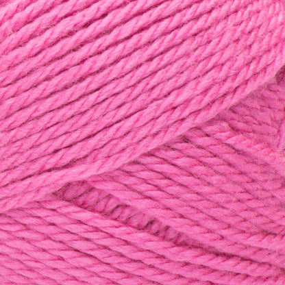 Close-up of pink yarn with a slight sheen