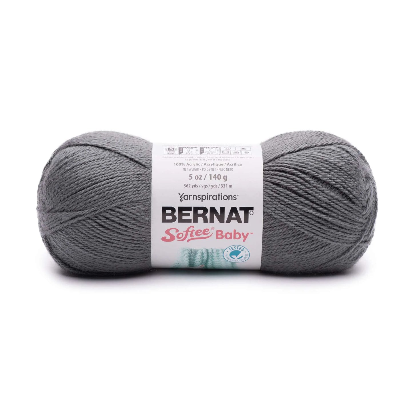 Bernat Softee Baby Yarn - Baby Gray 140g