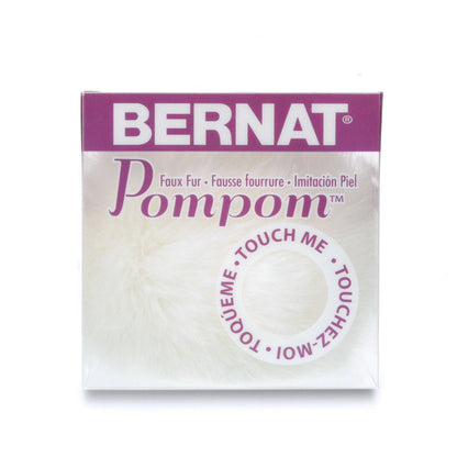 Bernat Pompom Faux Fur - White Rabbit