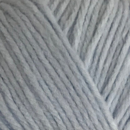 Close-up of gray yarn with a textured pattern