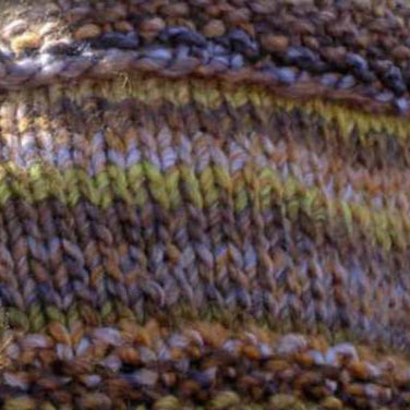 Close-up of a textured fabric with multicolor pattern