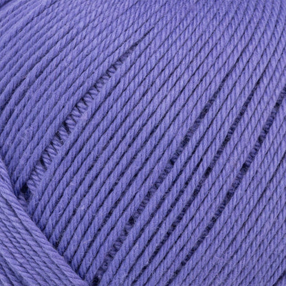 Close-up of a ball of purple yarn