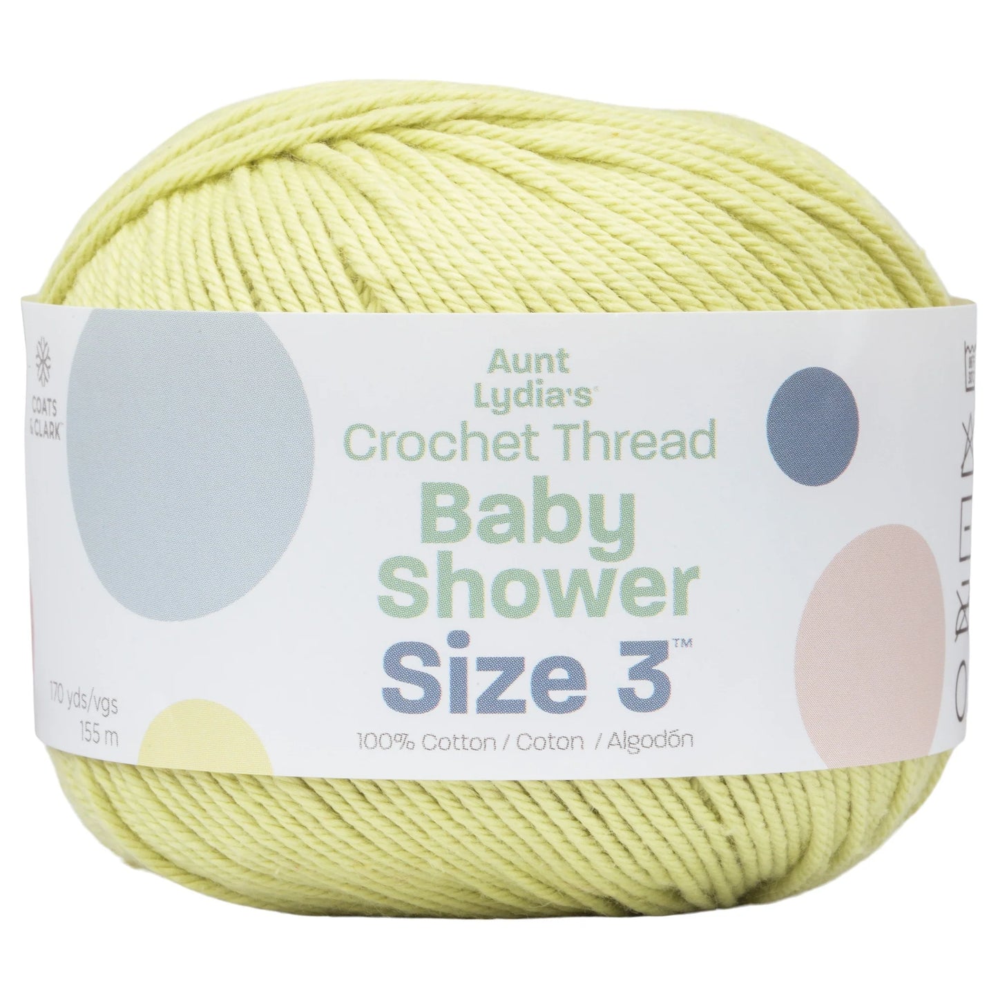 Aunt Lydia's Baby Shower Crochet Thread Size 3 - Light Tourmaline