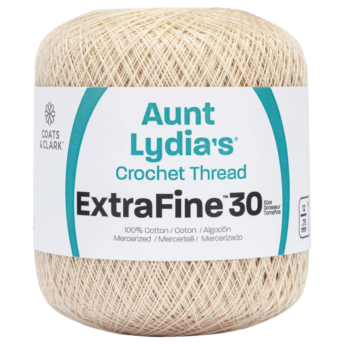 Aunt Lydia's Fine Crochet Thread Size 30 - Natural