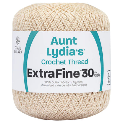 Aunt Lydia's Fine Crochet Thread Size 30 - Natural