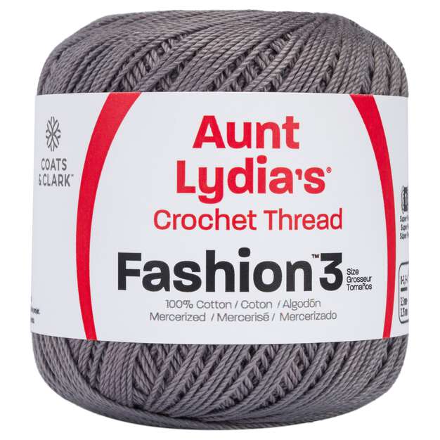 Aunt Lydia's Fashion Crochet Thread Size 3 - Stone