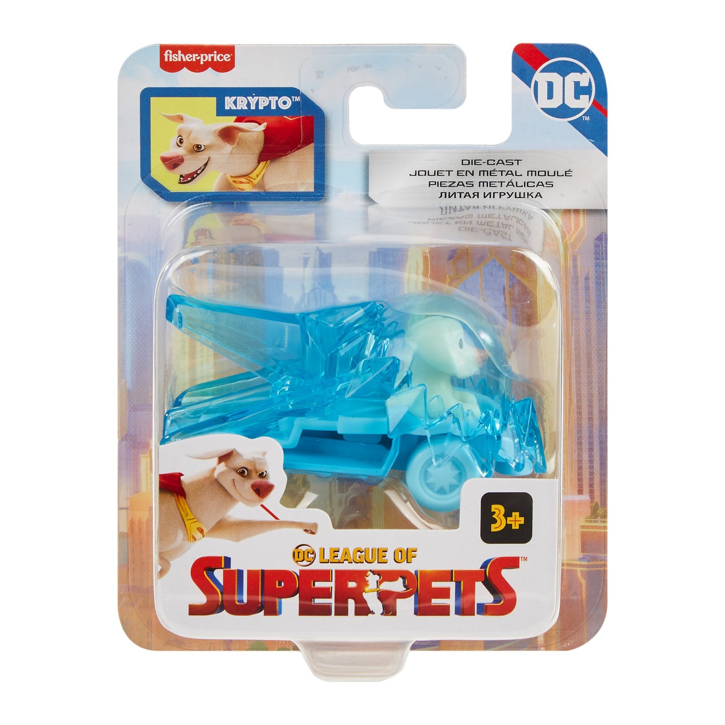 Fisher Price DC League of Super-Pets KRYPTO spaceship dog Die-Cast Vehicle NIB