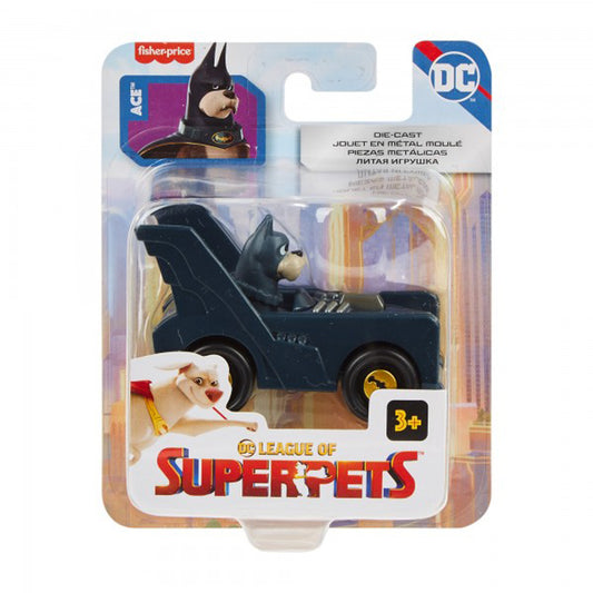 Fisher Price DC League of Super-Pets ACE Hound Dog Die-Cast Vehicle NIB