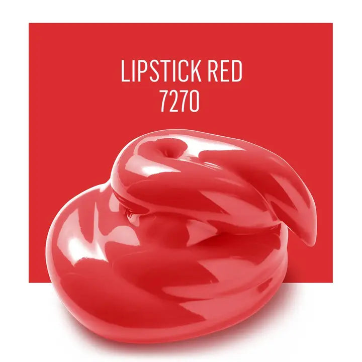 FolkArt Multi-Surface Satin Acrylic Paint 2 oz - 7270 Lipstick Red