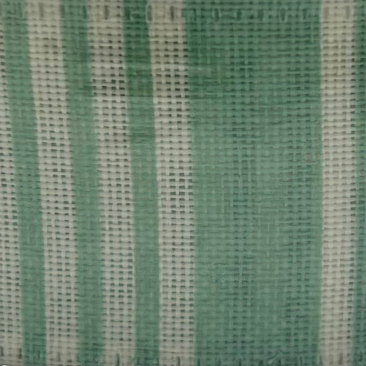 Textured green and beige fabric pattern