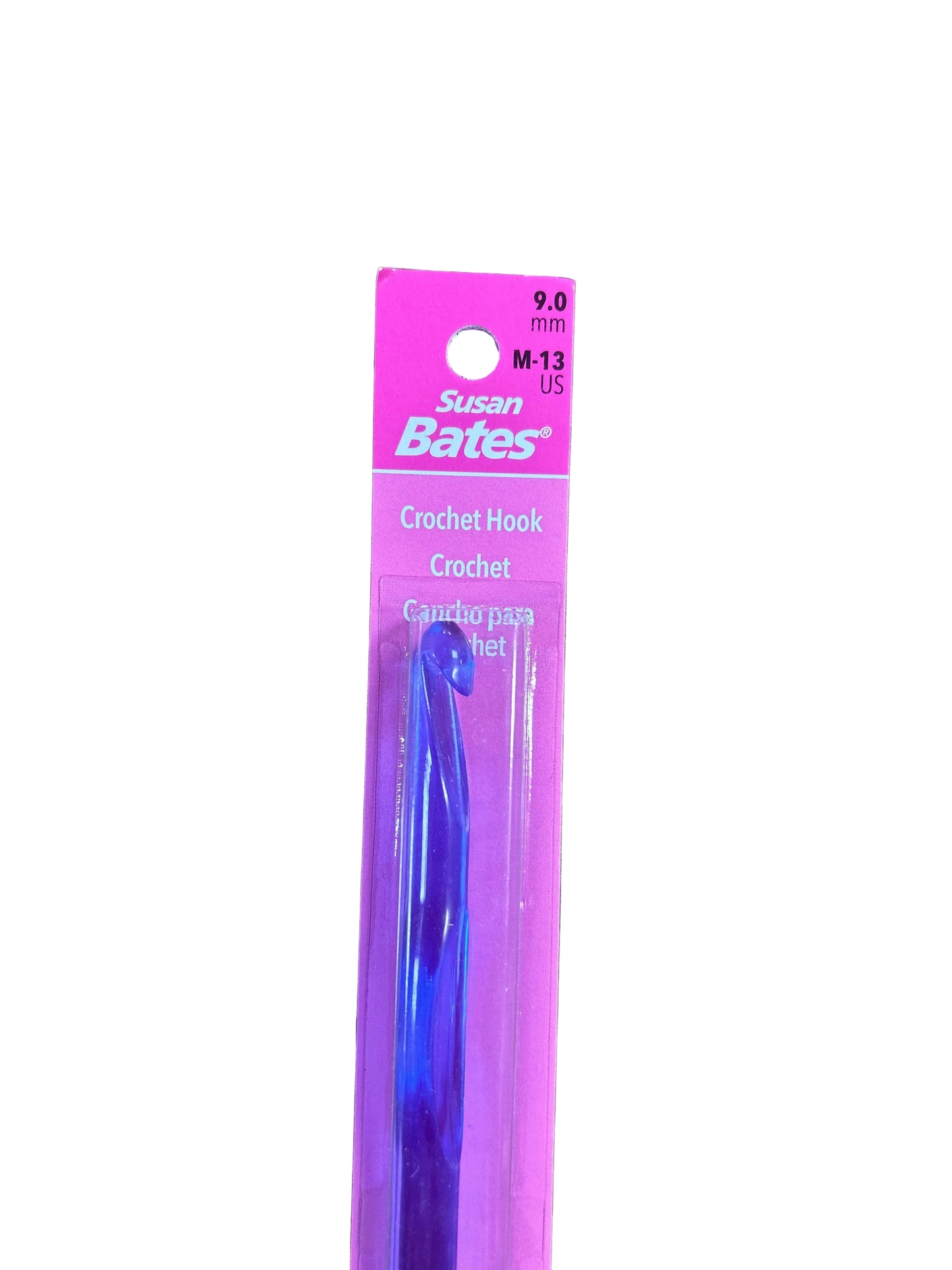 Susan Bates Crystalites Acrylic Crochet Hook M13 (9.0mm)