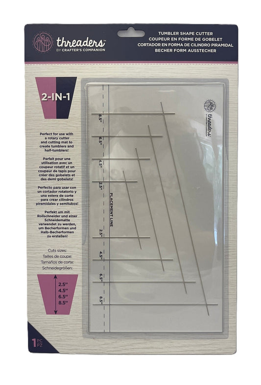 Threading ruler in packaging with 'threaders' branding
