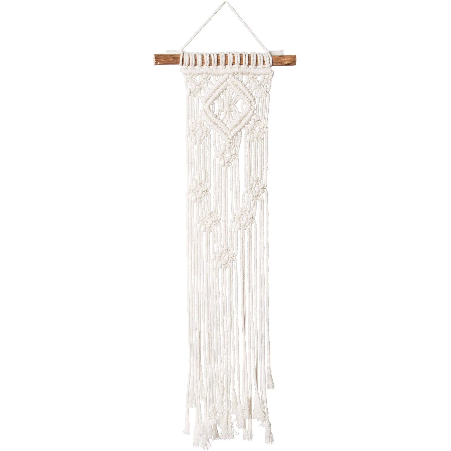 Make-rame Macrame Mini Wall Hanging Kit - Lacy Diamonds