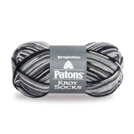 Patons Kroy Socks - Slate Jaquard