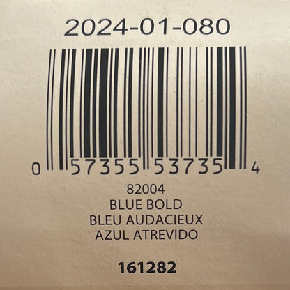 Close-up of a product label with a barcode on a textured surface