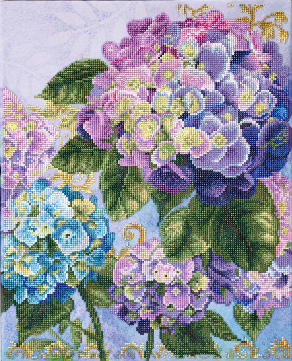 Hydrangea Garden - Diamond Dotz Art Kit - 16.5” x 20.5”