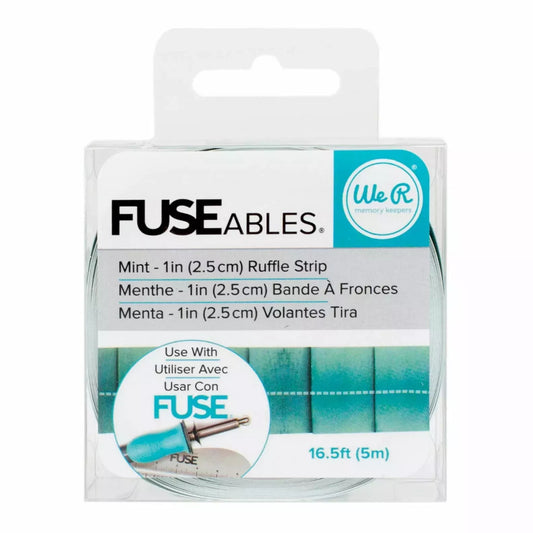 Package of Fuse Ables ruffle strip with visible brand logo on a white background