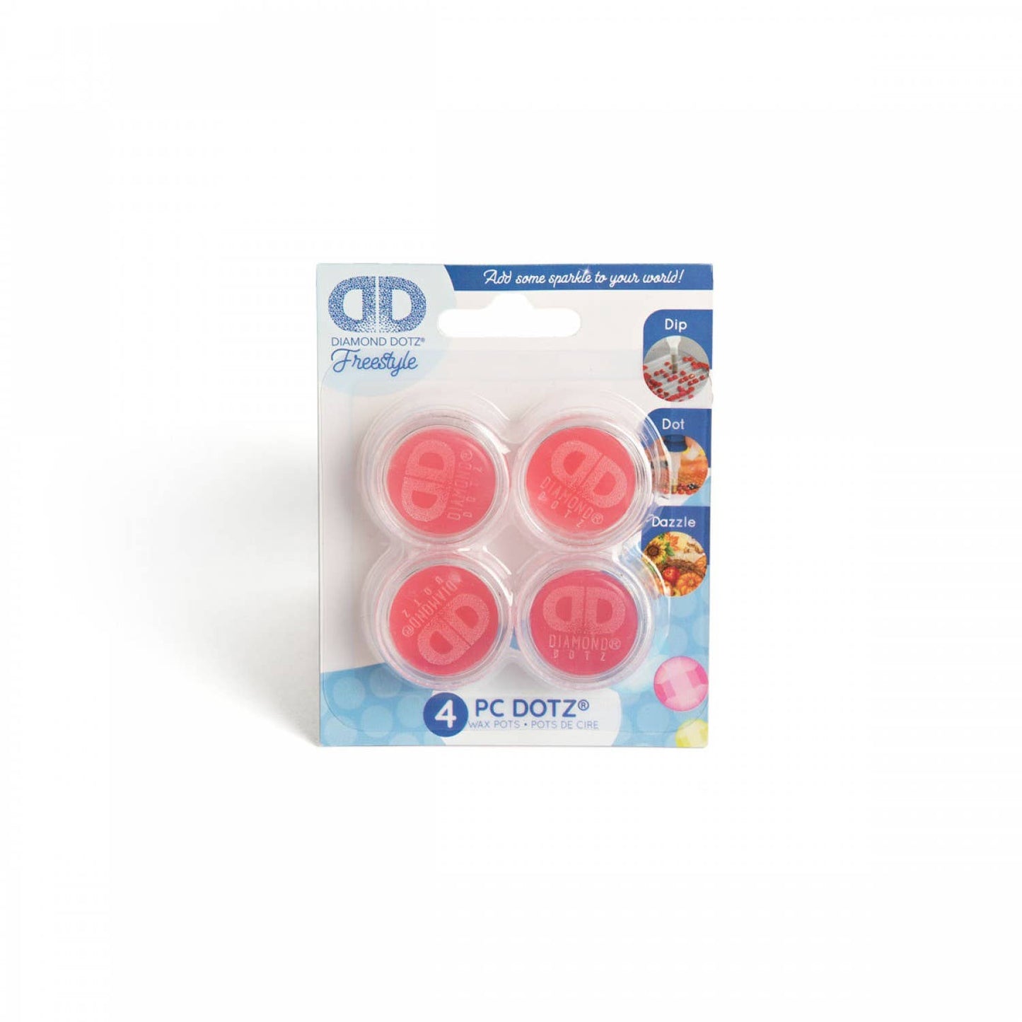 Diamond Dotz Wax Pot - 4 Pack