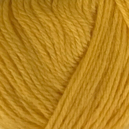 Close-up of a ball of yellow yarn
